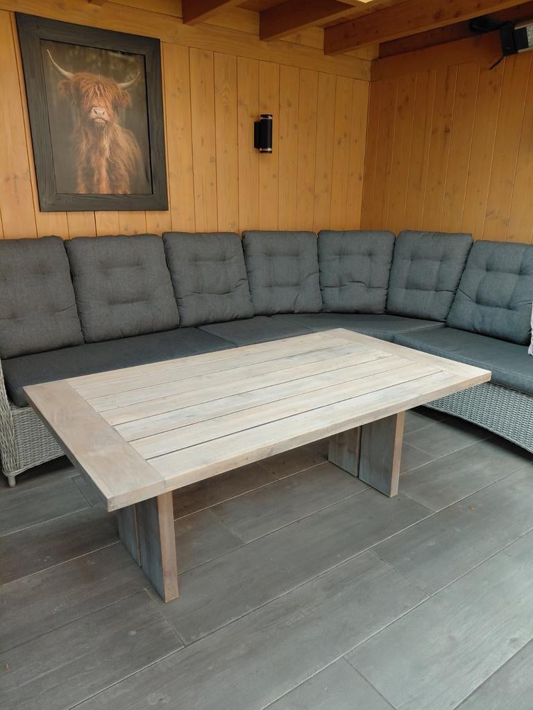 Teak houten tuintafel, Tuin en Terras, Ophalen of Verzenden
