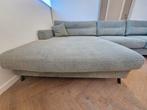Hoekbank met brede lounge - Teddystof, 125 cm of meer, 125 cm of meer, Zo goed als nieuw, Info@homefriesland.nl