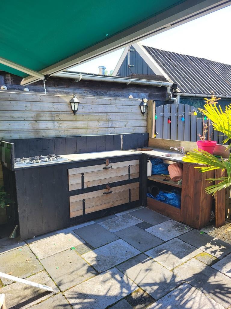 buitenkeuken met gasfornuis, Tuin en Terras, Gebruikt, Onbekend, Ophalen of Verzenden, Gas