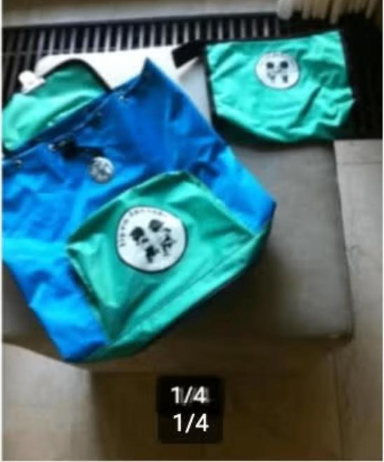 Kinder rugzak Jip & Janneke groen /blauw, Ophalen of Verzenden, Zo goed als nieuw