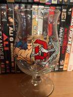 #0881 Uniek Duvel bierglas met speciale opdruk, Ophalen of Verzenden, Zo goed als nieuw, Bierglas