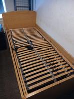 Elektrisch verstelbaar seniorenbed - Comfort en gemak, Ophalen, 90 cm, Eenpersoons, Bruin