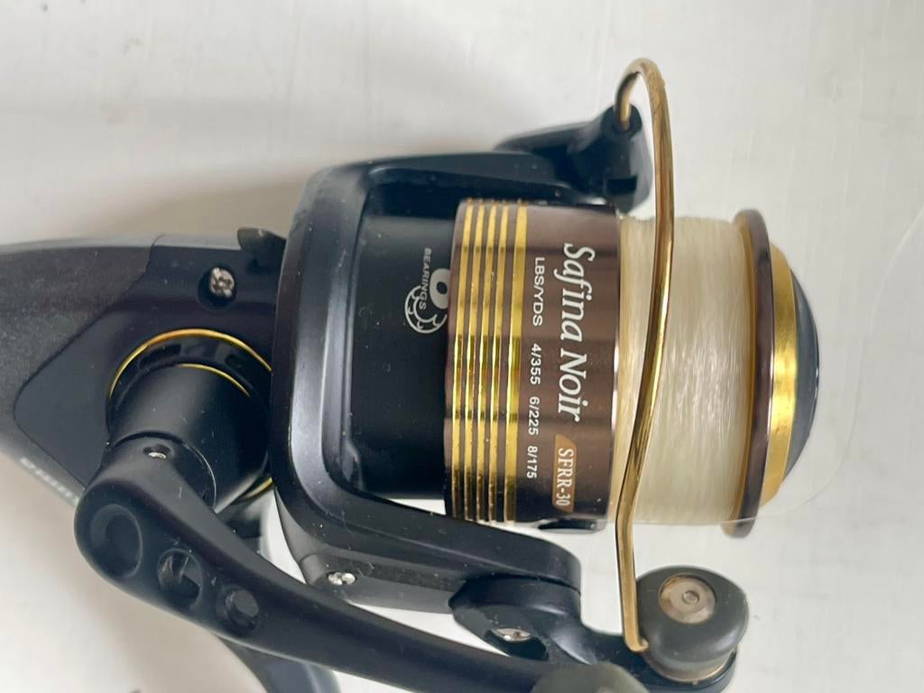 Vishengels o.a. mitchell en veel toebehoren., Ophalen, Zo goed als nieuw, Werphengel