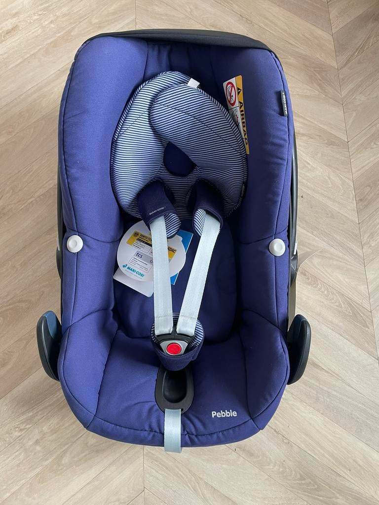 Nieuw! Maxicosi Pebble Blauw, Autogordel, Ophalen of Verzenden, Zo goed als nieuw, 0 t/m 13 kg