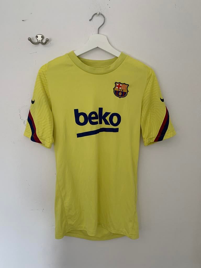 Barcelona shirt, Kleding | Heren, Ophalen of Verzenden, Gedragen, Maat 46 (S) of kleiner, Geel