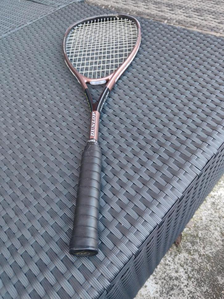 Dunlop Black Max Graphite Squash Racket, Sport en Fitness, Squash, Gebruikt, Racket, Ophalen of Verzenden