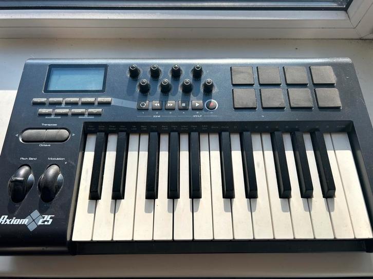 M-Audio Axiom 25 MIDI Keyboard Controller, Muziek en Instrumenten, Keyboards, Gebruikt, Overige aantallen, Overige merken, Aanslaggevoelig