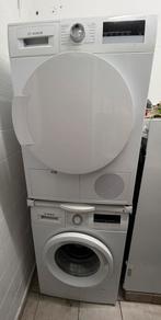 BOSCH Top wasmachine + condensdroger, Witgoed en Apparatuur, Ophalen, Zo goed als nieuw, Voorlader, 85 tot 90 cm