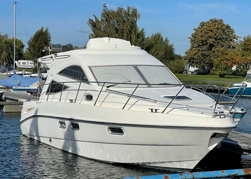 Sealine F34 Flybridge (bj 2009), Watersport en Boten, Motorboten en Motorjachten, Gebruikt, Overige brandstoffen, 9 tot 12 meter