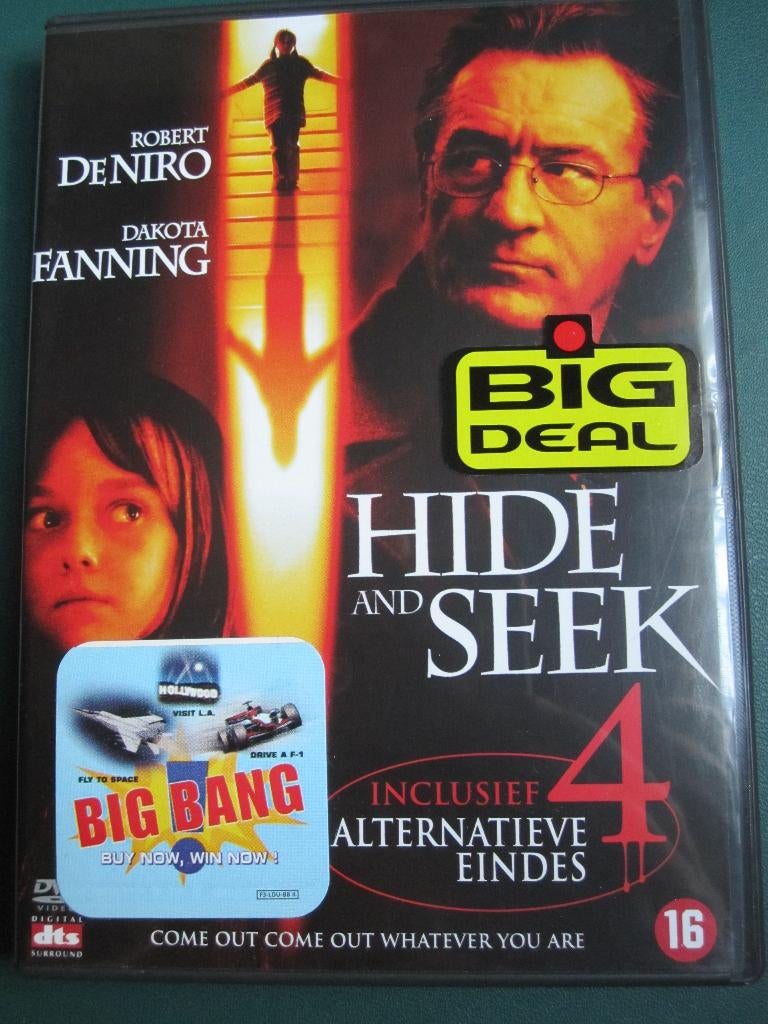 Hide and Seek (2004), Cd's en Dvd's, Dvd's | Thrillers en Misdaad, Zo goed als nieuw, Actiethriller, Vanaf 16 jaar, Ophalen of Verzenden