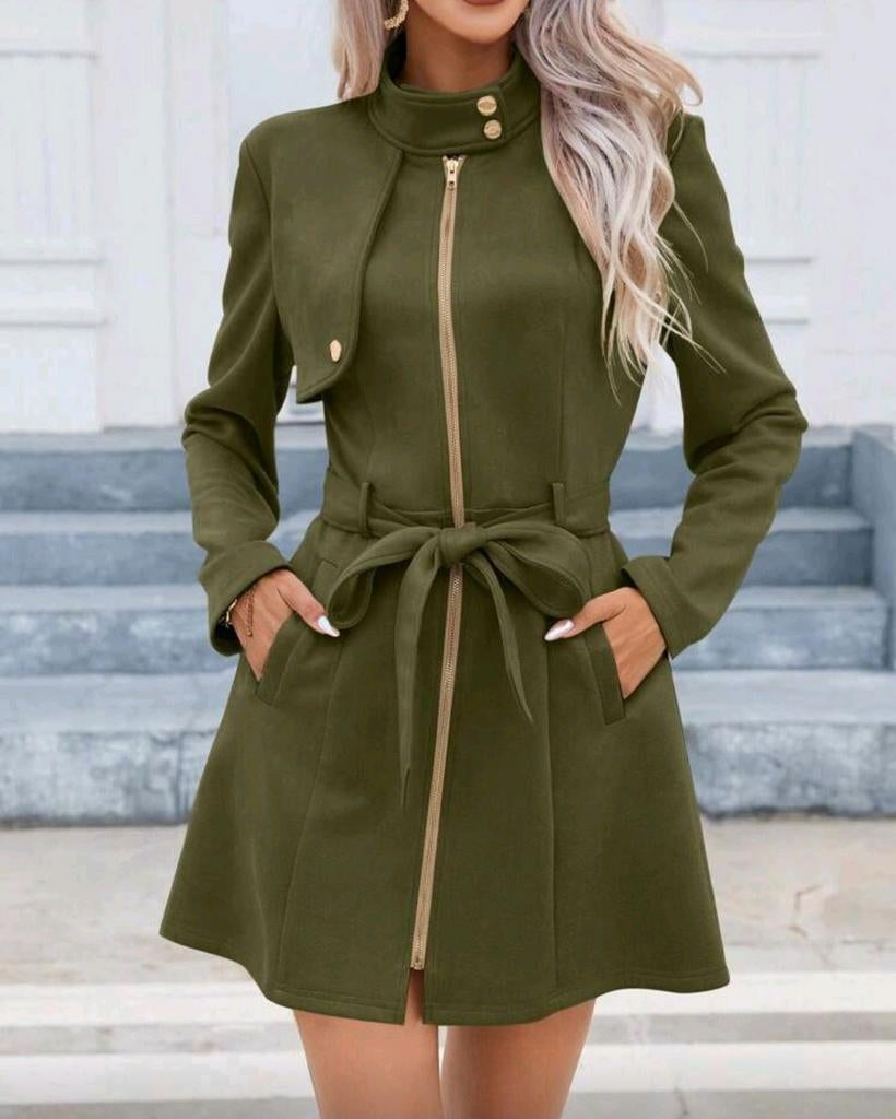 Nieuwe Shein Groene Suède Look Jas Maat S, Nieuw, Ophalen of Verzenden, Maat 36 (S), Groen