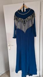 Turquoise Feest/Gelegenheidsjurk tesettur abiye Maat 42/44, Galajurk, Overige kleuren, Maat 42/44 (L), Ophalen of Verzenden