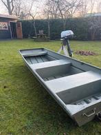 6pk yamaha 4 tact met 3m aluminium platbodem, Watersport en Boten, Bootonderdelen, Ophalen of Verzenden, Zo goed als nieuw, Motor en Techniek