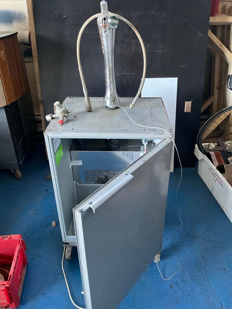 Thuistap met koelkast david tap, Witgoed en Apparatuur, Thuistaps, Gebruikt, Overige merken, Ophalen of Verzenden