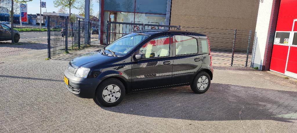 Fiat Panda 1.1 40KW 2007 Zwart  - Nieuwe APK - Rijklaar!, Auto's, Fiat, Voorwielaandrijving, 54 pk, 4 stoelen, Zwart