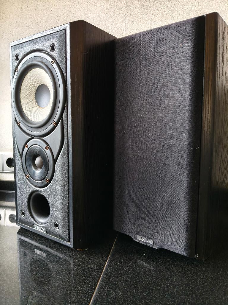 Mission 701 Bookshell speakers, Audio, Tv en Foto, Gebruikt, 60 tot 120 watt, Front, Rear of Stereo speakers, Ophalen