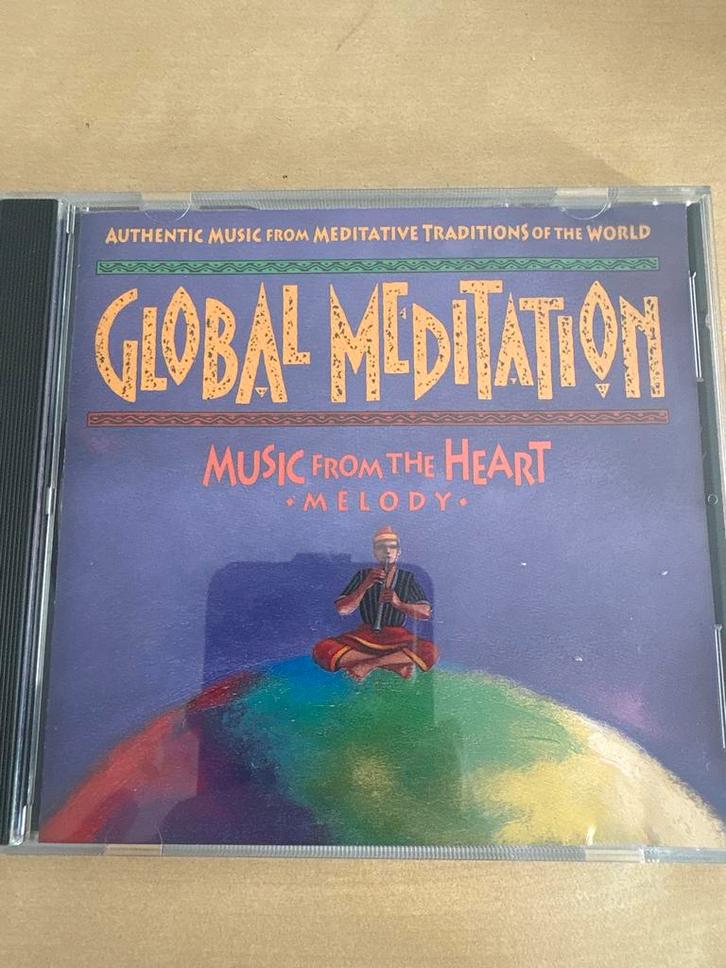 Global Meditation - Music from the Heart CD, Cd's en Dvd's, Cd's | Meditatie en Spiritualiteit, Zo goed als nieuw, (Natuur)geluiden