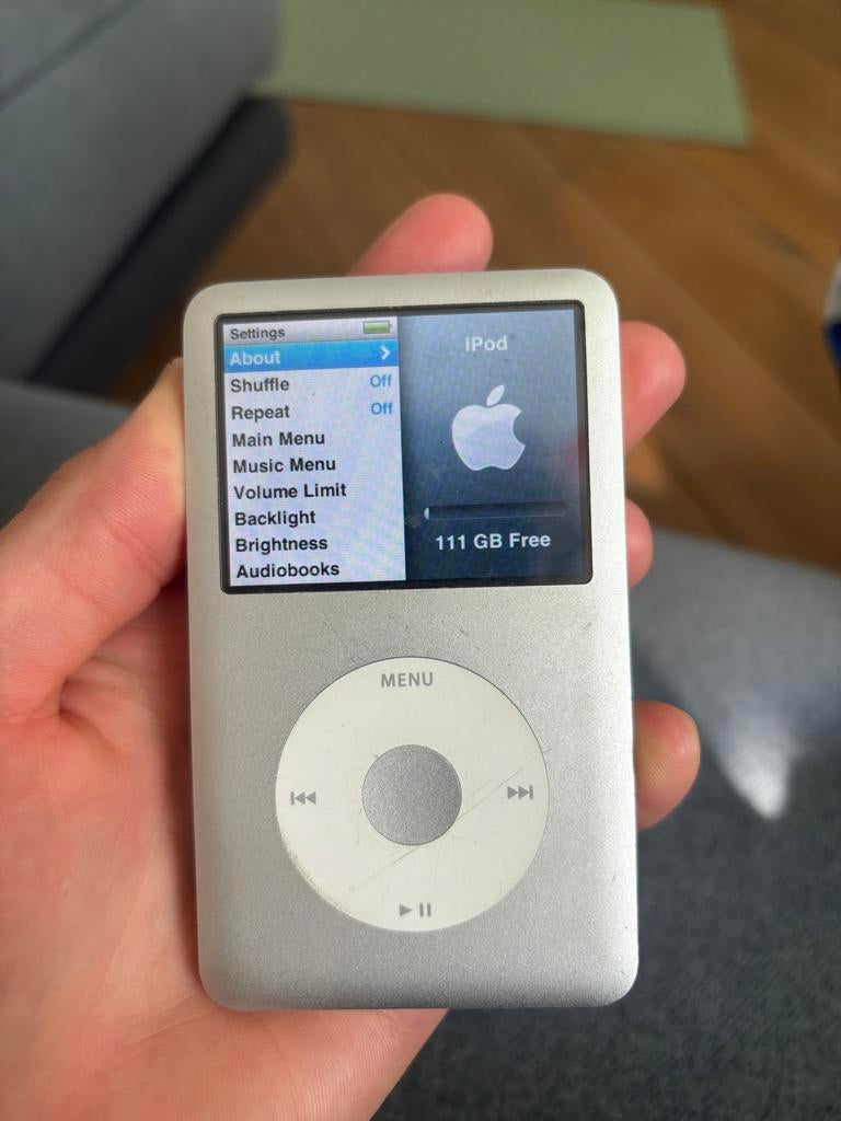 Apple iPod Classic 6.5 generatie 120GB, Ophalen of Verzenden, Gebruikt, Classic, 40 GB en meer