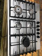 RVS gasfornuis met 5 pitten, Gebruikt, Minder dan 85 cm, 60 cm of meer, Ophalen of Verzenden