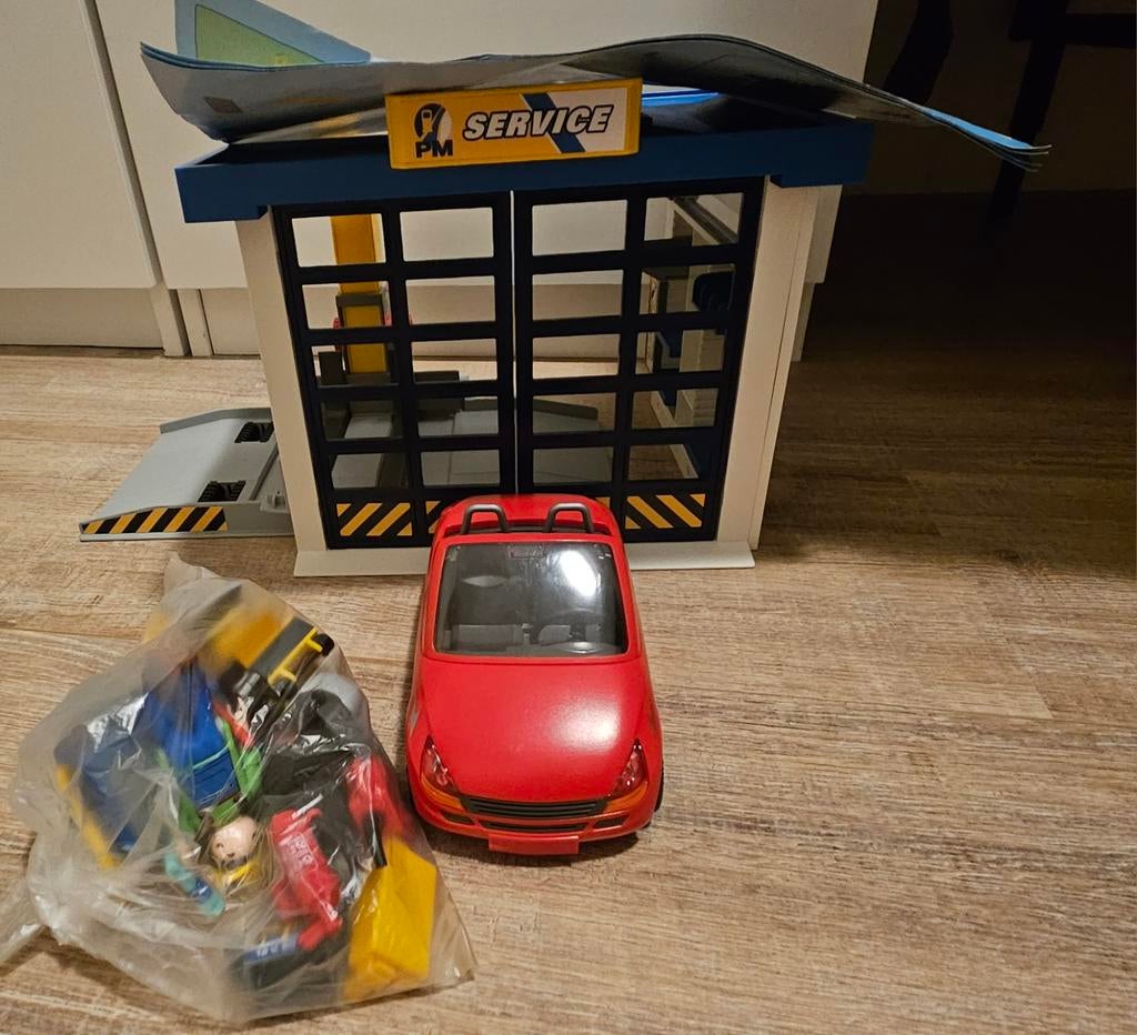 Playmobil garage 70202, Ophalen of Verzenden, Zo goed als nieuw