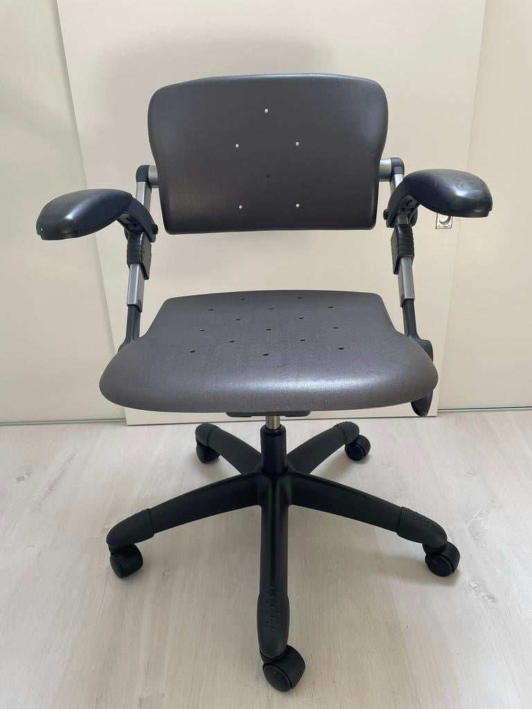 HAG ergonomische bureaustoel, Ophalen, Gebruikt, Grijs, Bureaustoel