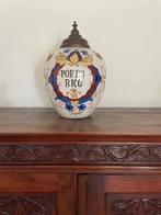 Fraaie handbeschilderde tabakspot, Ophalen of Verzenden