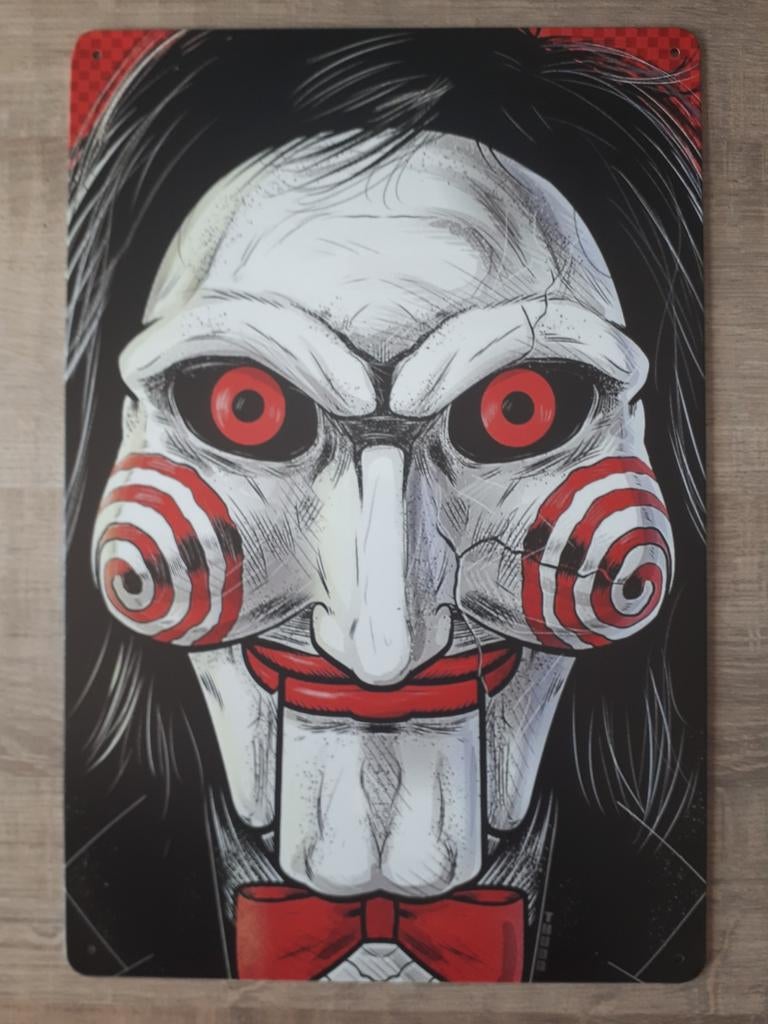 Billy Saw Jigsaw 20x30 cm Metalen Reclamebord, Verzamelen, Ophalen of Verzenden, Nieuw, Reclamebord