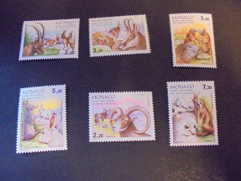 Monaco Yvert 1522/1527 postfris, Verzenden, Monaco, Postfris