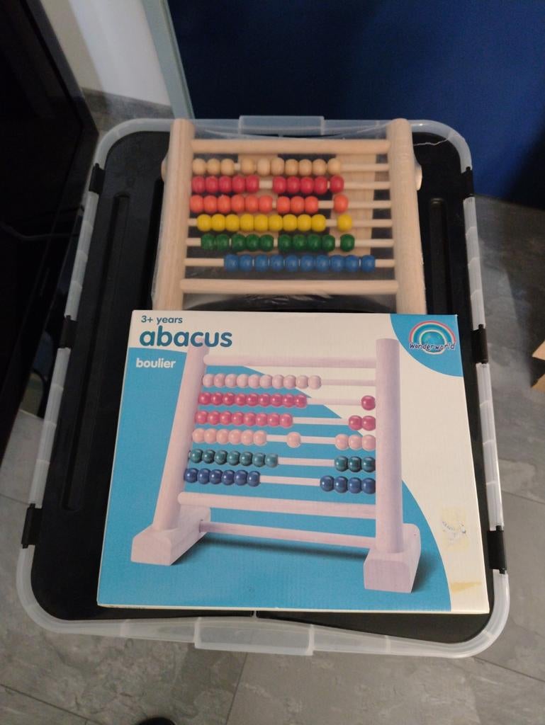 Telraam / Abacus - Educatief Speelgoed, Kinderen en Baby's, Speelgoed | Educatief en Creatief, Ophalen, Zo goed als nieuw, Rekenen