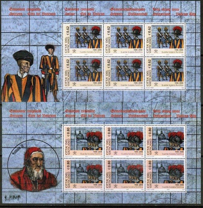 25-04 Vaticaan MI 1528/9 Kleinbogen postfris, Verzenden, Postfris