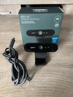 Logitech BRIO 4K Stream Edition, Computers en Software, Webcams, Ophalen of Verzenden, Zo goed als nieuw, ChromeOS, Bedraad