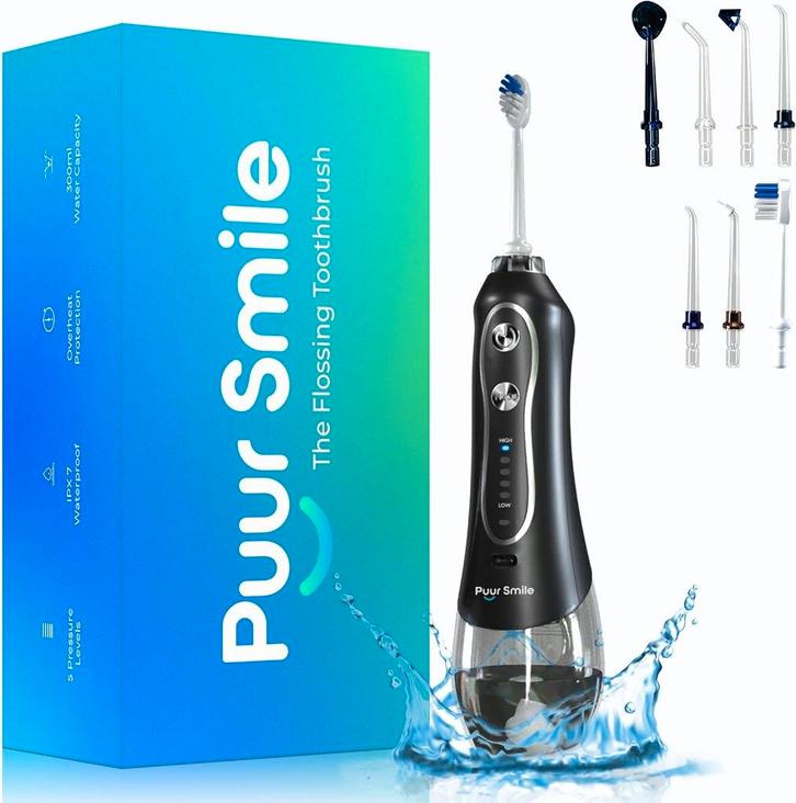 puur smile waterflosser, Sieraden, Tassen en Uiterlijk, Uiterlijk | Mondverzorging, Nieuw, Overige typen, Ophalen of Verzenden