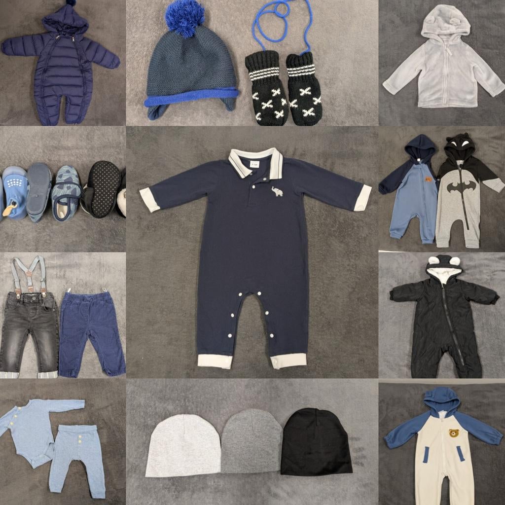 Babykleding pakket (ongeveer maat 68–74 / 6–9 maanden), Ophalen, Zo goed als nieuw, Overige kleuren, Trouwpak