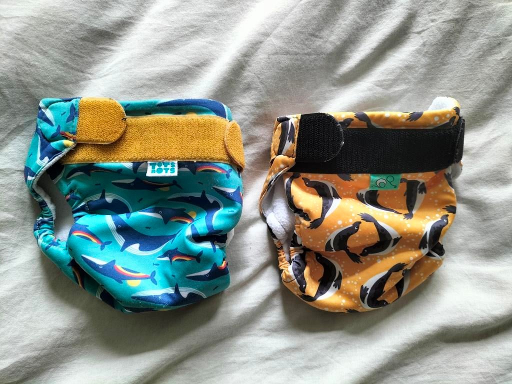 TotsBots zwemluiers - Maat 2 (9-16kg) - 2 stuks, Ophalen of Verzenden, Zo goed als nieuw, Jongetje of Meisje