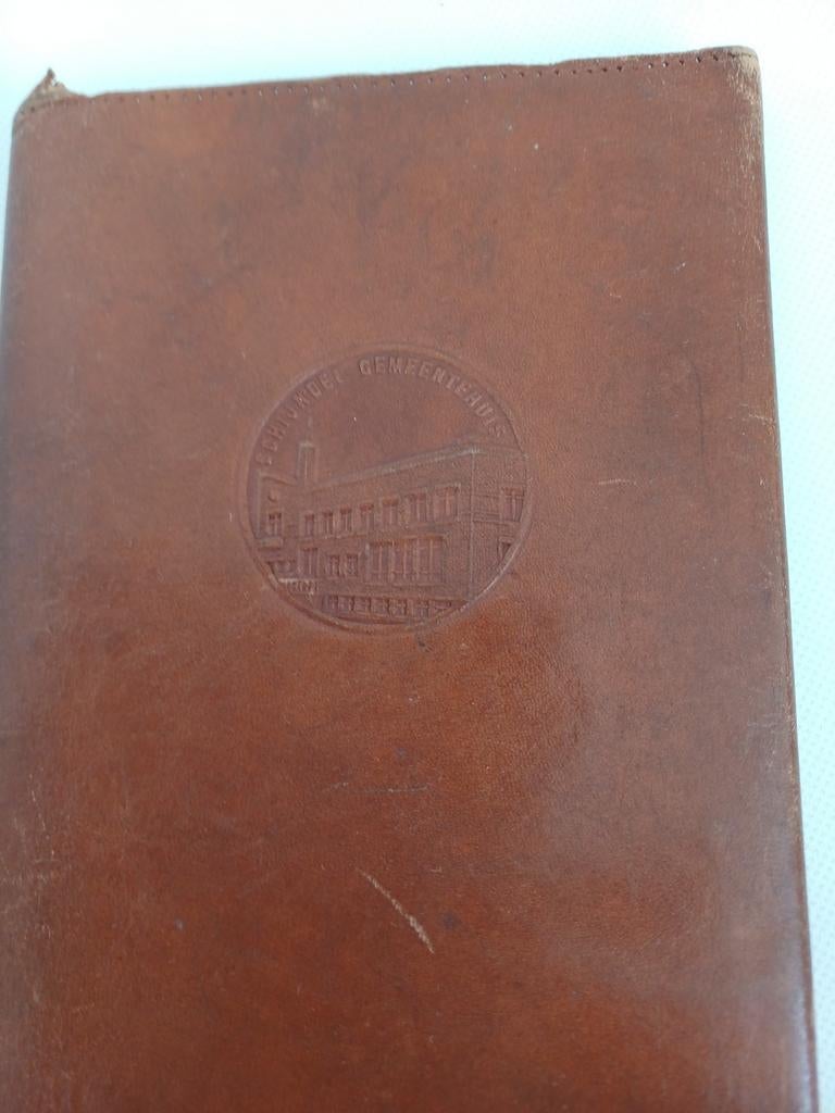 leren mapje gemeente schijndel, Antiek en Kunst, Ophalen of Verzenden