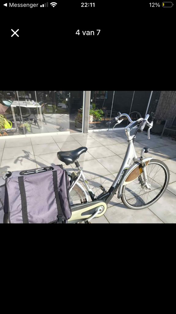 Sparta Ion elektrische fiets - accu defect, Ophalen, Gebruikt, Minder dan 30 km per accu, Sparta