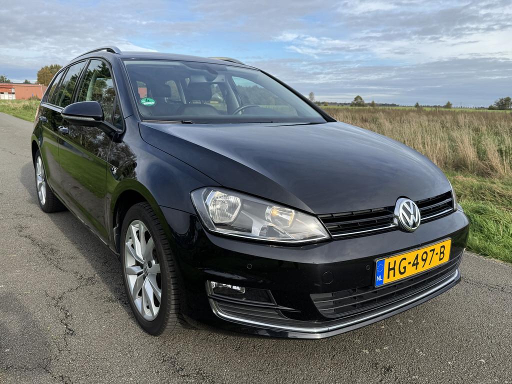 Volkswagen Golf Variant 1.4 TSI Business Edition Connected N, Auto's, Volkswagen, Gebruikt, 4 cilinders, Leder en Stof, Zwart
