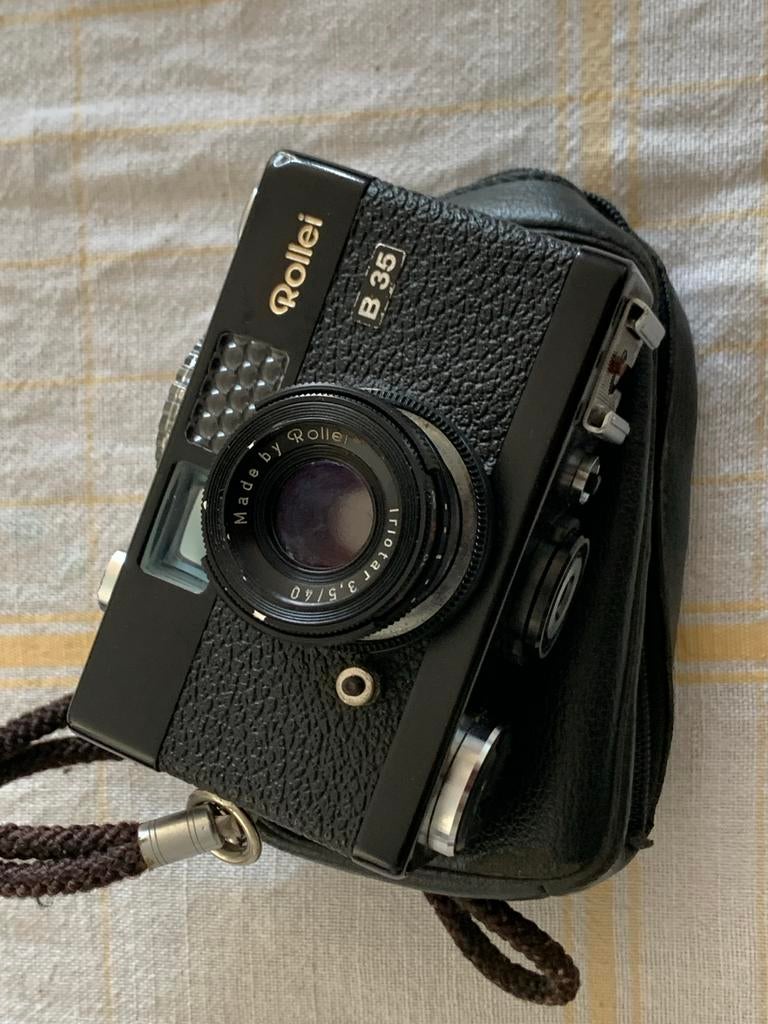 Rollei B 35 camera - perfect werkend, inclusief tasje, Ophalen of Verzenden, Gebruikt, Compact, Overige Merken