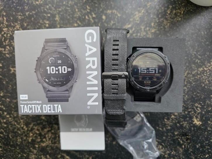 Garmin Tactix Delta Solar, Garmjn Taxtix Delta, Gebruikt, Zwart, Ophalen of Verzenden