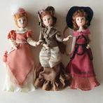 Drie handmade vintage porseleinen poppen., Ophalen of Verzenden, Zo goed als nieuw