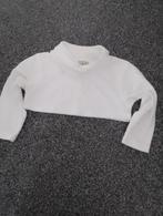 Wit Bolero Vestje Maat 110 ribstof, Kinderen en Baby's, Meisje, Trui of Vest, &...L&, Ophalen of Verzenden