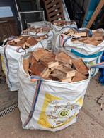 Big bags goed gevuld met brandhout vurenhouten blokken 1m3, Minder dan 3 m³, Ophalen of Verzenden