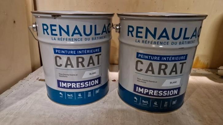 verf, Doe-het-zelf en Verbouw, Verf, Beits en Lak, Nieuw, Verf, Minder dan 5 liter, Wit, Ophalen