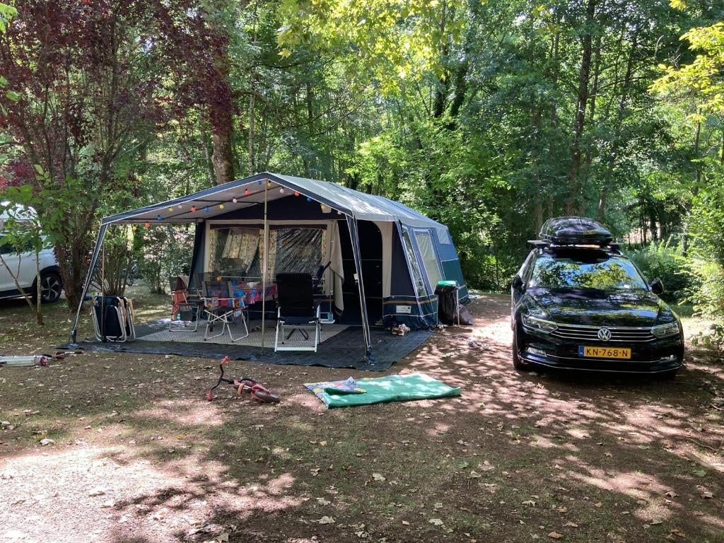 Gerjak Tago Indian Vouwwagen (2005), Caravans en Kamperen, Blauw, Aanwezig, Meer dan 6, Ophalen