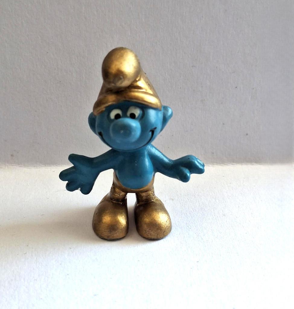 Gold Smurf, Verzamelen, Smurfen, Ophalen, Gebruikt, Verschillende Smurfen, Poppetje, Figuurtje of Knuffel