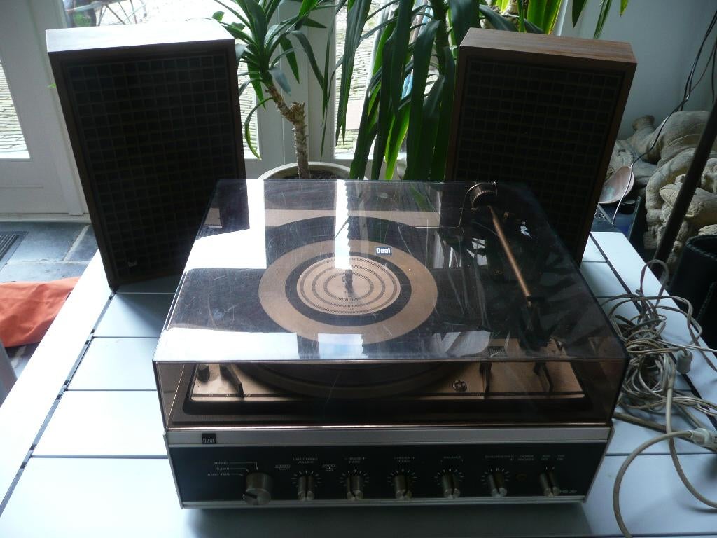 Duel pick-up met 2 boxen, Ophalen, Gebruikt, Platenspeler, Dual