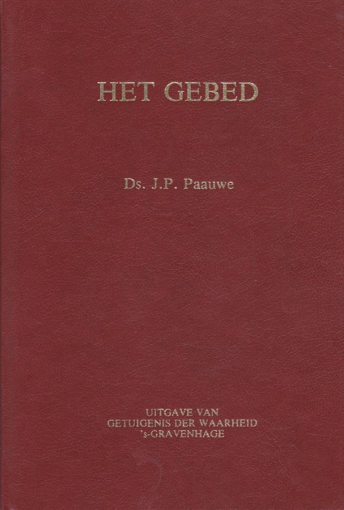 DS.J.P.PAAUWE - HET GEBED, Ophalen of Verzenden, Gelezen