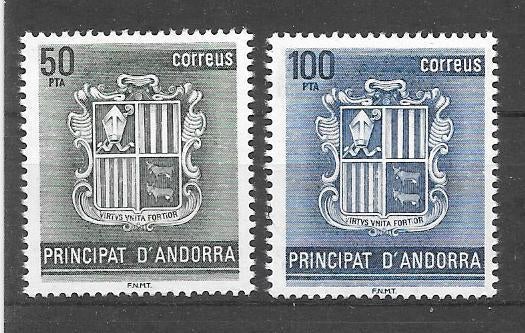 Andorra - Spaans 1982  Wapen, Verzenden, Overige landen, Postfris
