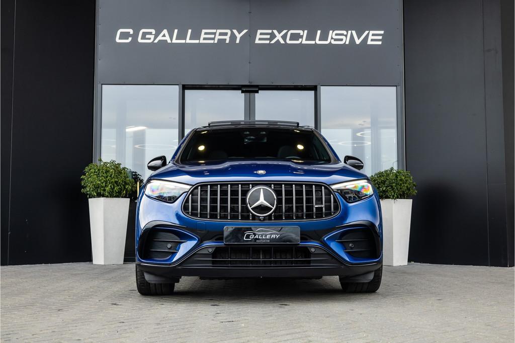 Mercedes-Benz GLC Coupé AMG GLC63 S E Performance Night Edi, Auto's, Mercedes-Benz, Gebruikt, Zwart, Blauw, Adaptive Cruise Control