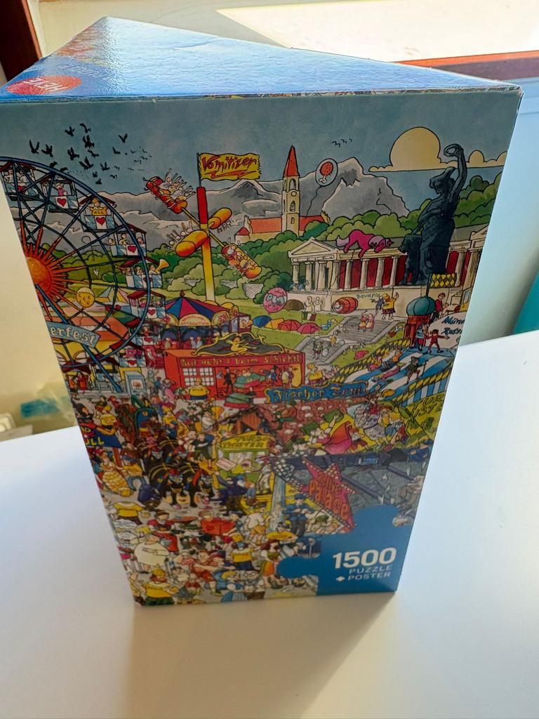 Heye puzzle oktober feest, Hobby en Vrije tijd, Denksport en Puzzels, Ophalen, 500 t/m 1500 stukjes, Zo goed als nieuw
